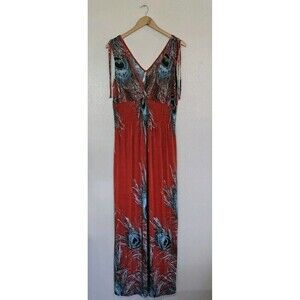 ISLA BONITA Maxi Dress Cover-up Womens Size One Size Sheer Resort Vacation
